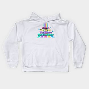 Gen X, the friends, the music, the laughter Kids Hoodie